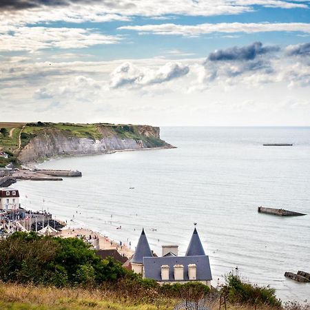 Les Volets Bleus - Duplex Proche Plage Et Centre Arromanches-les-Bains Luaran gambar