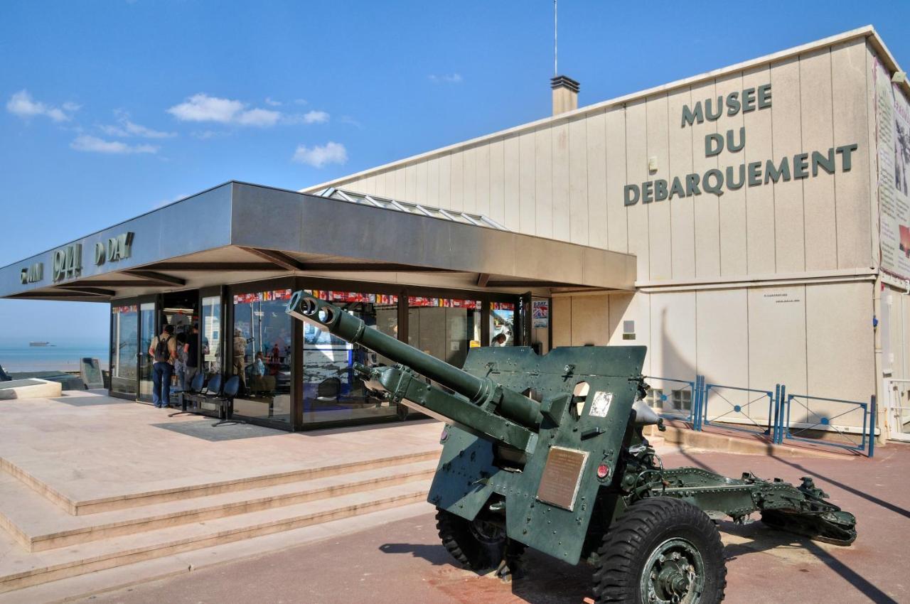Les Volets Bleus - Duplex Proche Plage Et Centre Arromanches-les-Bains Luaran gambar