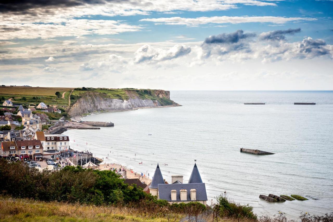Les Volets Bleus - Duplex Proche Plage Et Centre Arromanches-les-Bains Luaran gambar