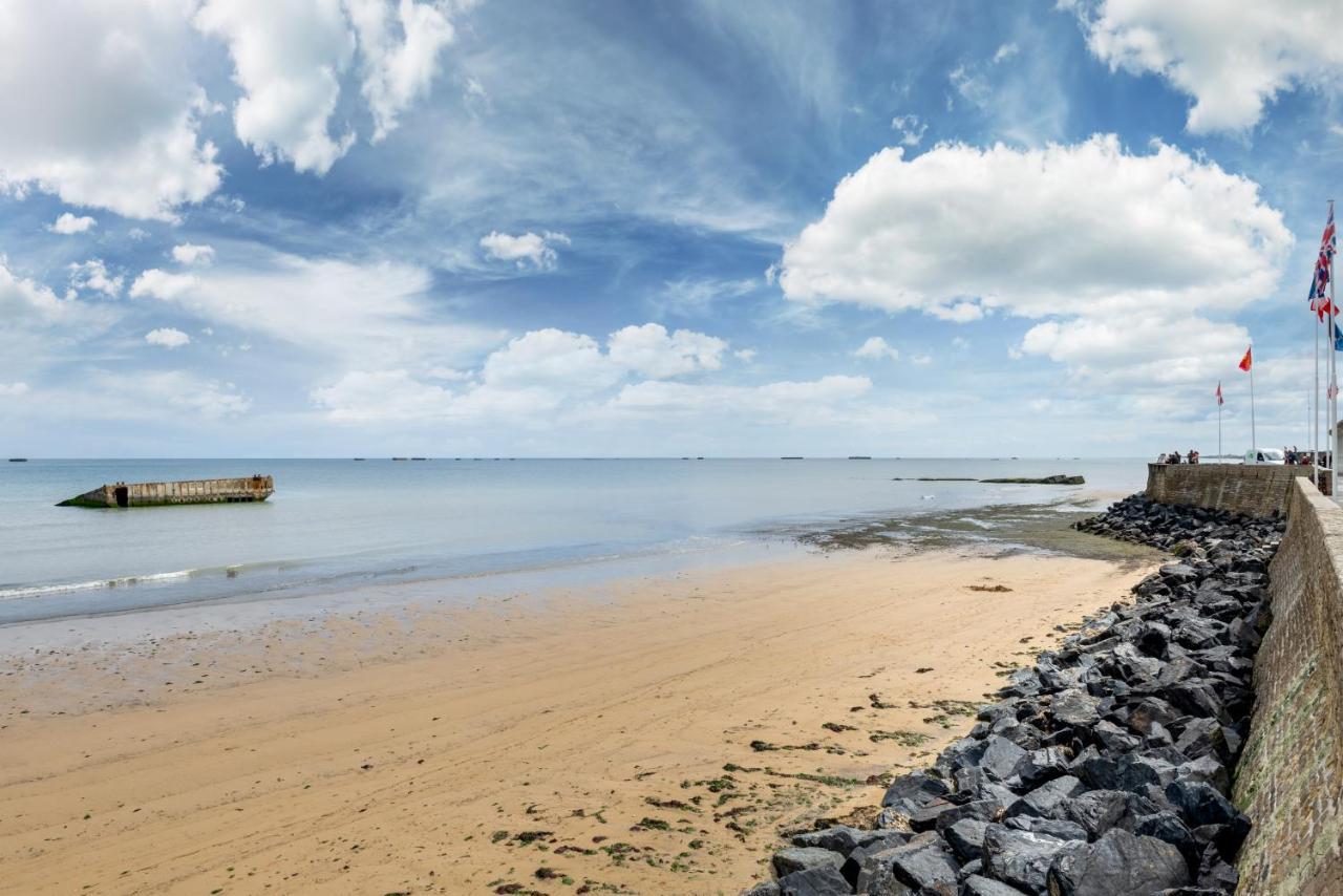 Les Volets Bleus - Duplex Proche Plage Et Centre Arromanches-les-Bains Luaran gambar